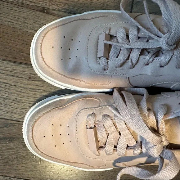 Nike Air Force One Shadow Nude Blush Size 8.5 - Picture 3 of 5